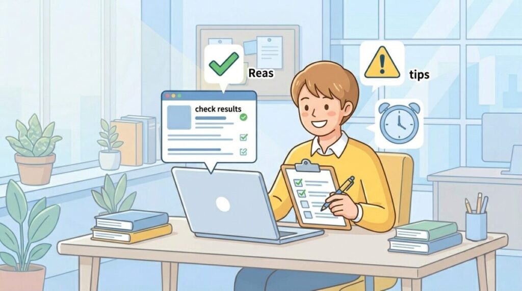 Perplexity AI利用時の注意点をチェックしているイメージ