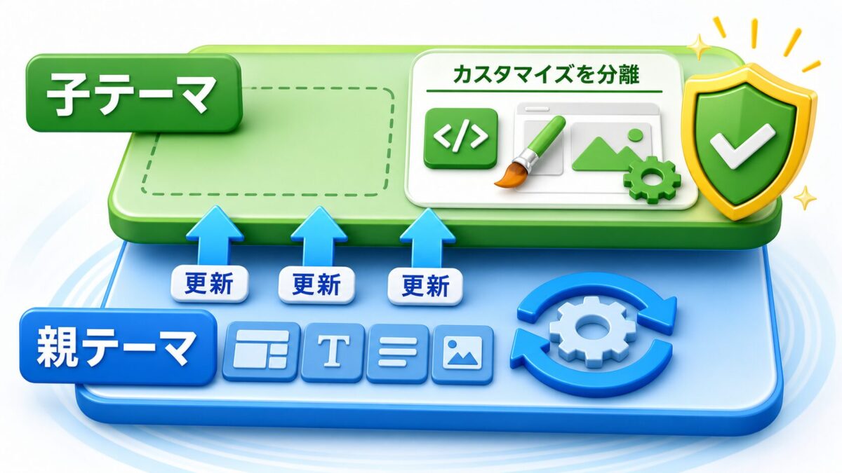 Cocoonの親テーマと子テーマでカスタマイズを分離する仕組み